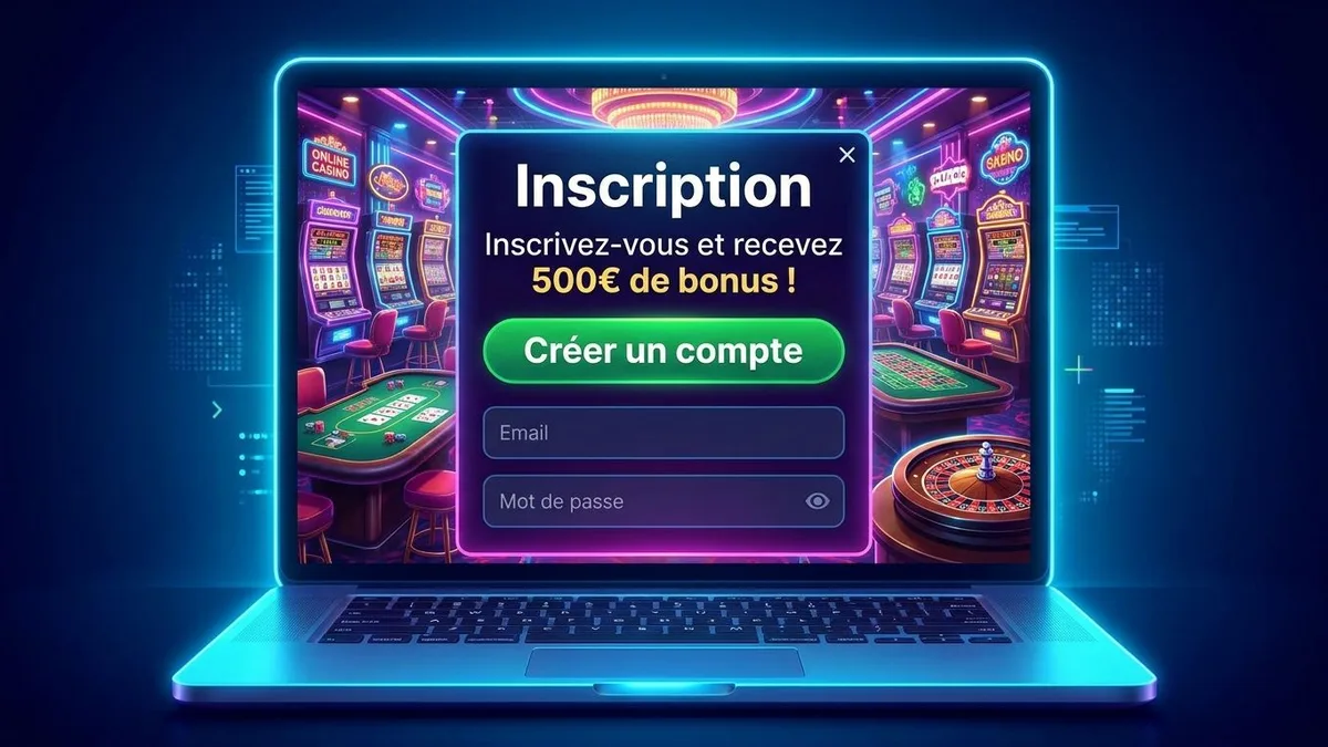 Inscription avec bonus